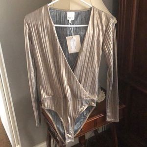 Mink pink one piece dress up long sleeve!!